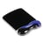 , Tapis de souris avec repose-poignet, Duo gel, Noir et bleu
