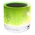 Enceinte Bluetooth Portable LED Lumineuse Mains-Libres Carte TF 32GB Vert YONIS