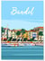 Affiche ville Bandol | A3 : 29,7x42cm
