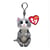 Beenie bellies Clip – Mitzi Le chat - Ty - Rouge