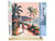 Peinture par Numéro Figured'Art - Promenade côtière - Kit de Loisir Créatif DIY Numéro d'Art Complet - 40x50cm toile roulée + châssis en bois à monter