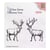 Tampon transparent scrapbooking Nellie's choice DEUX CERFS 028
