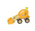 Bulldozeravec jaune pneus caoutchouc