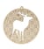 Médaillon en bois Cerf