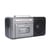 Avizar Radio Rétro avec Lecteur de Cassettes Bluetooth et Tuner AM / FM / SW Gris foncé