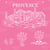 Pochoir plastique souple réutilisable 30 x 30 cm Fabrika Decoru PAYSAGE PROVENCALE 042