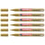 6 Marqueurs peinture brillante calligraphie EDDING - Or - Pointe calligraphique 1-2,5 mm