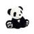 So Chic Panda noir 25cm - Histoire D'Ours