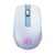 Souris Gaming Sans Fil Silencieuse RGB Rose 6 Boutons Bluetooth Type-C Argent YONIS