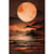 Tableau sur toile la pleine lune 45x65 cm