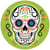 Disque gâteau Halloween Calavera