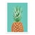 Affiche 30x40 cm - Pineapple in blue - Gal Design