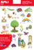 GOMMETTES ENLEV PRINTEMPS  12F