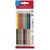 Crayons de couleur Bicolor FABER-CASTELL - Corps rond - Mine incassable 3,8 mm - Lot de 8
