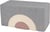 Arc en ciel - lot de 3 grand blocs gris, crème, rose clair - Velinda