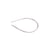 Bobine 50m cordon queue de souris polyester rose clair 1,5mm