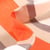 Tissu Toile extérieure grande largeur Dralon Tango sur fond Orange