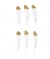 Grandes Plumes Fantaisies 18 cm X 6 pièces - Rico Design Blancor Blanc