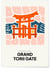 Affiche Japon Porte du Grand Torii | A3 : 29,7x42cm