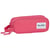 Trousse rectangulaire BlackFit8 Strawberry 21 CM - 2 compartiments