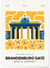Affiche Berlin Brandbenburg Gate | A3 : 29,7x42cm