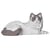Chat Ragdoll gris clair couché | JEKCA | 14 ans et +