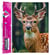 Diamond Painting Broderie Diamant LUMINLIFE 50x70cm, 100% strass, diamants ronds - Cerf