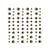 80 perles demi-cercles autocollantes dorées - Artemio