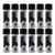 Lot de 12 sprays de peinture - Noir - Mat - 330ml - Amt
