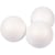 Boules en polystyrène, d 10 cm, blanc, 25 pièces/ 1 Pq.
