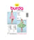 Patron Burda 7556 Robe taille n°FR 32-44