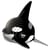 Eugy 3D Modèle: ANIMAL MARIN / ORCA 7,7x7,4x7,5cm, en carton, en boîte, 6+