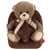 Sac à dos maternelle Animal Peluche 25 CM - Réversible Ours brun
