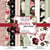10 papiers scrapbooking 30 x 30 cm FABRIKA DECORU PEONY PASSION