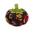 Tomate porte-épingles 8cm bulles fuchsia fonds noir