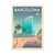 Affiche 50x70 cm - Barcelona W Hotel - Olahoop Travel Posters