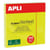 NOTES 75X75 JAUNE VIF