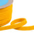 Double cordon fils 10mm jaune/orange au mètre