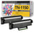 TN1150 - Pack 2 toners Brother TN-1150 compatibles DCP-L1640W DCP-L1660W HL-L1242W - 123CONSOMMABLES