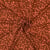 Tissu Viscose EcoVero petits coeurs Orange sur fond Terracotta