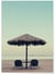 Poster Nature Plage Parasol | A3 : 29,7x42cm