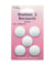 Boutons nylon n°22 à recouvrir X 5 - Distrifil 22 Blanc