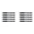 Porte-mines UNI-BALL Shalaku M5100 Grip - Lot de 10 - 0,5 mm - Noir