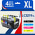 123CONSOMMABLES - LC3219XL Cartouches encre compatible avec Brother LC3219XL LC3219 LC3217 pour Brother MFC-J5330DW J5730DW J6930DW J5930DW J6530DW J6935DW (1 Noir / 1 Cyan / 1 Magenta / 1 Jaune) - 123CONSOMMABLES