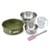 Set pâtisserie avec moule à manqué 26 cm revêtement cire de carnauba, 2 bols à mixer, verre mesureur et spatule Zenker