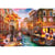 Puzzle soleil couchant sur venise, italie 500 pièces - ville romantique, canaux - clementoni - 35586