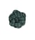Broche fleur carreaux 7,5cm vert saule