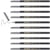Lot de 10 feutres de coloriage métalliques pointe ronde 1-3 mm - EDDING - Argent