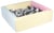 Piscine à balles carrée avec 200 balles – rose, bleu, jaune (pastel)/noir, blanc, gris, argent - Velinda