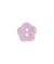 Carte de 4 boutons Fleurs Blanches 12mm - Union Knopf Lilas Violet